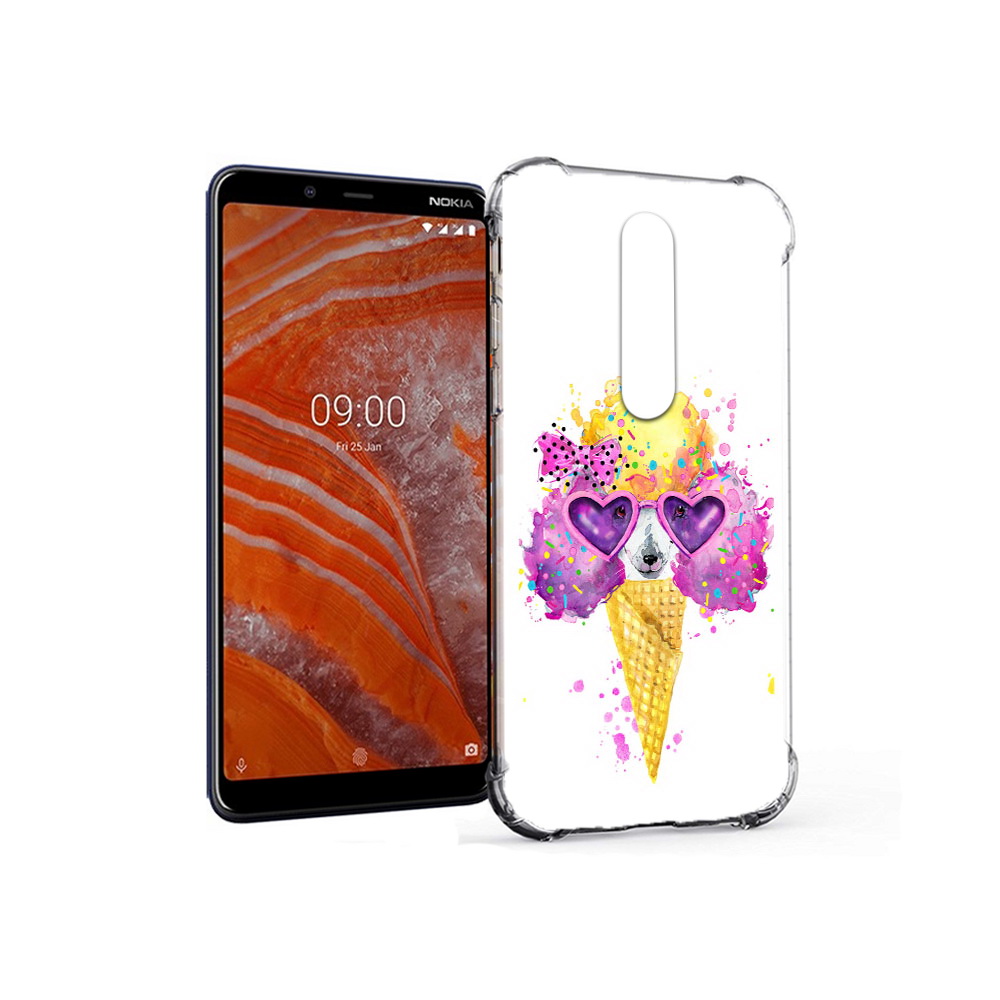 

Чехол MyPads Tocco для Nokia 3.1 Plus Рожок (PT121397.96.146), Прозрачный, Tocco