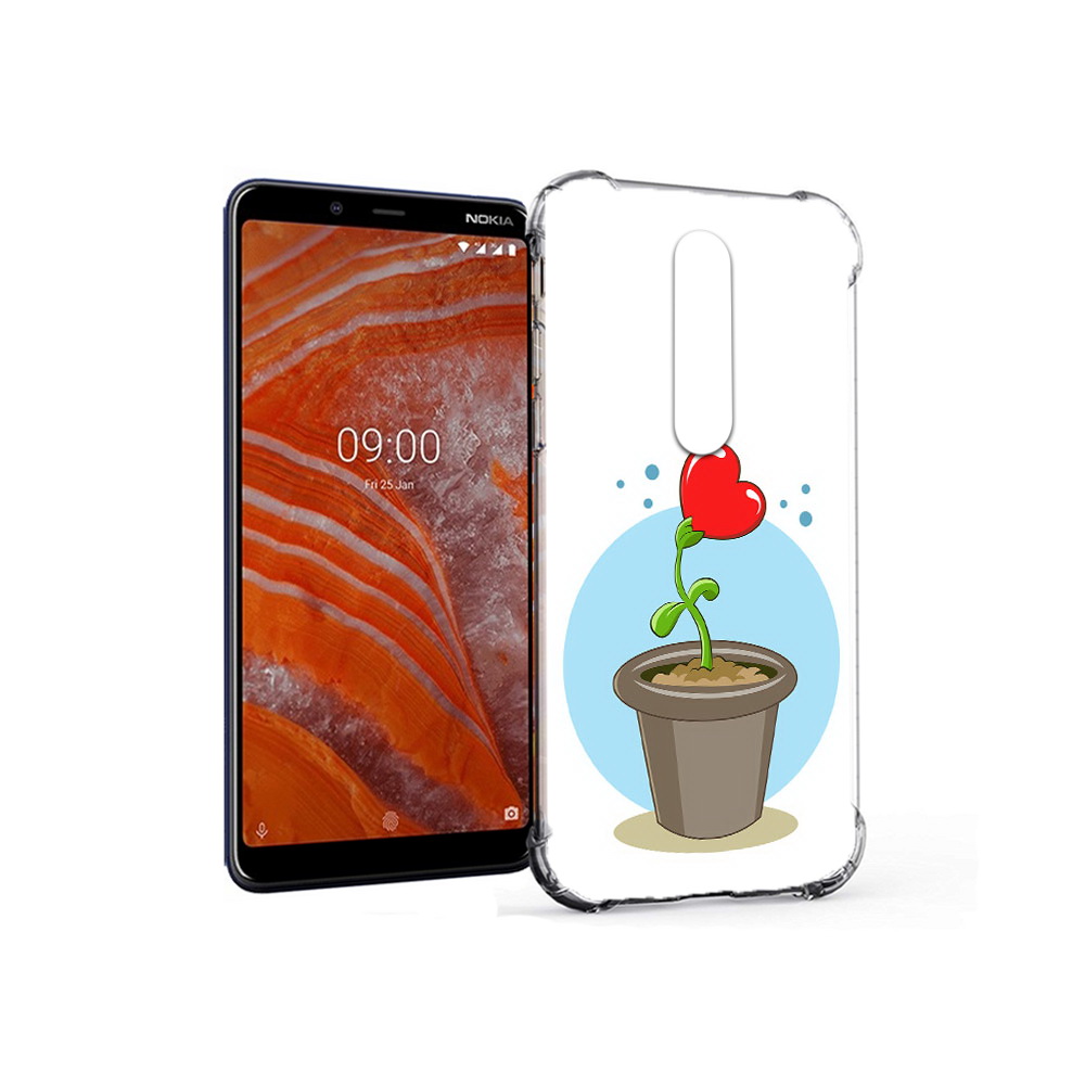 

Чехол MyPads Tocco для Nokia 3.1 Plus Растение любви 14 февраля (PT121397.96.145), Прозрачный, Tocco