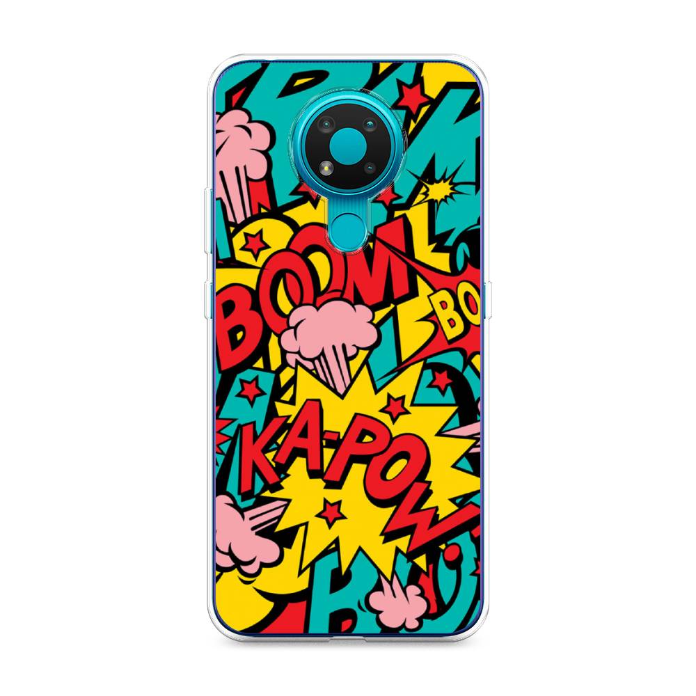 

Чехол Awog на Nokia 3.4 / Нокиа 3.4 "Постер pop art", Голубой;желтый;красный, 123750-9