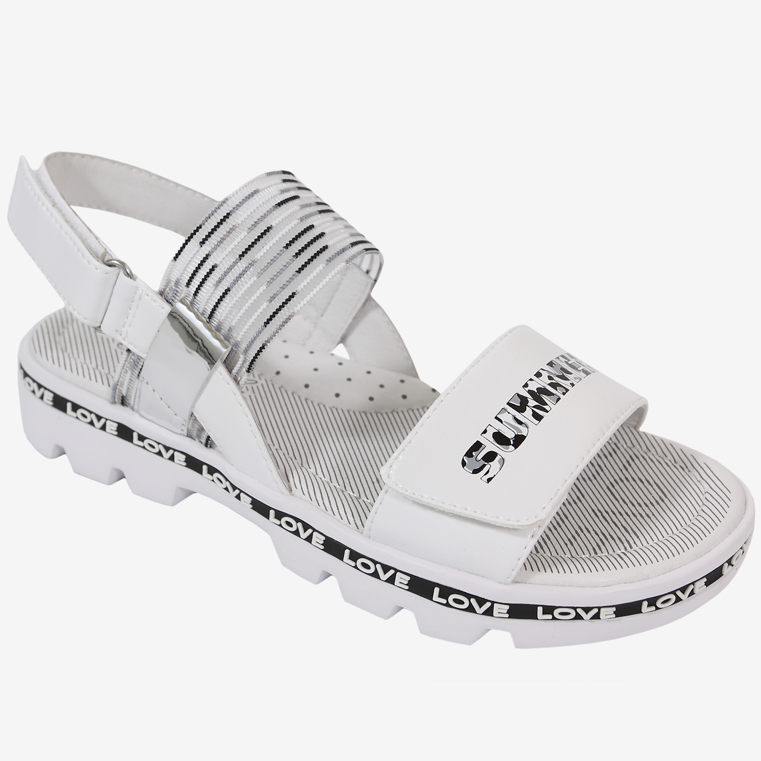 фото Сандалии детские kapika 33628п цв.белый р.35 ru