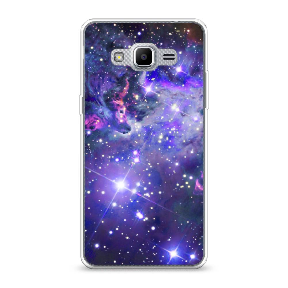

Чехол Awog на Samsung Galaxy J2 Prime 2016 / Самсунг J2 Prime 2016 "Яркая галактика", Фиолетовый, 22350-4