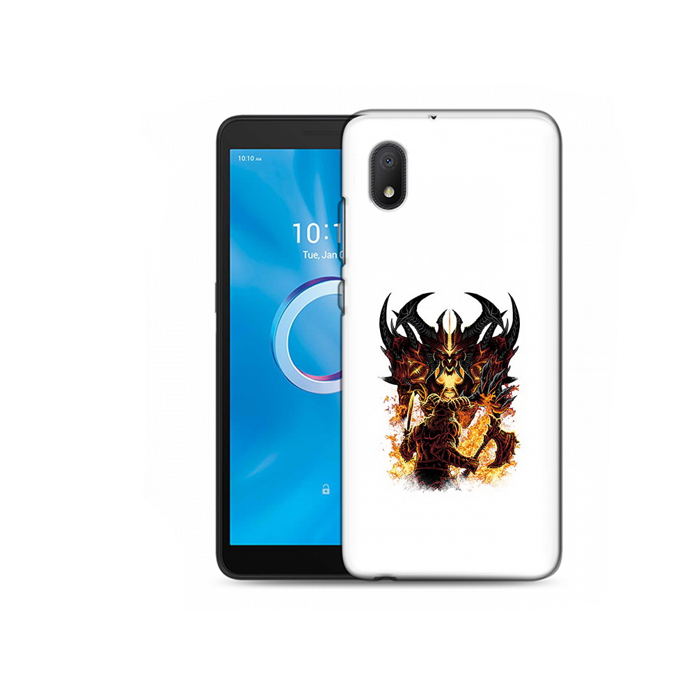 

Чехол MyPads Tocco для Alcatel 1B 5002H демон shadow fiend (PT227135.663.318), Tocco