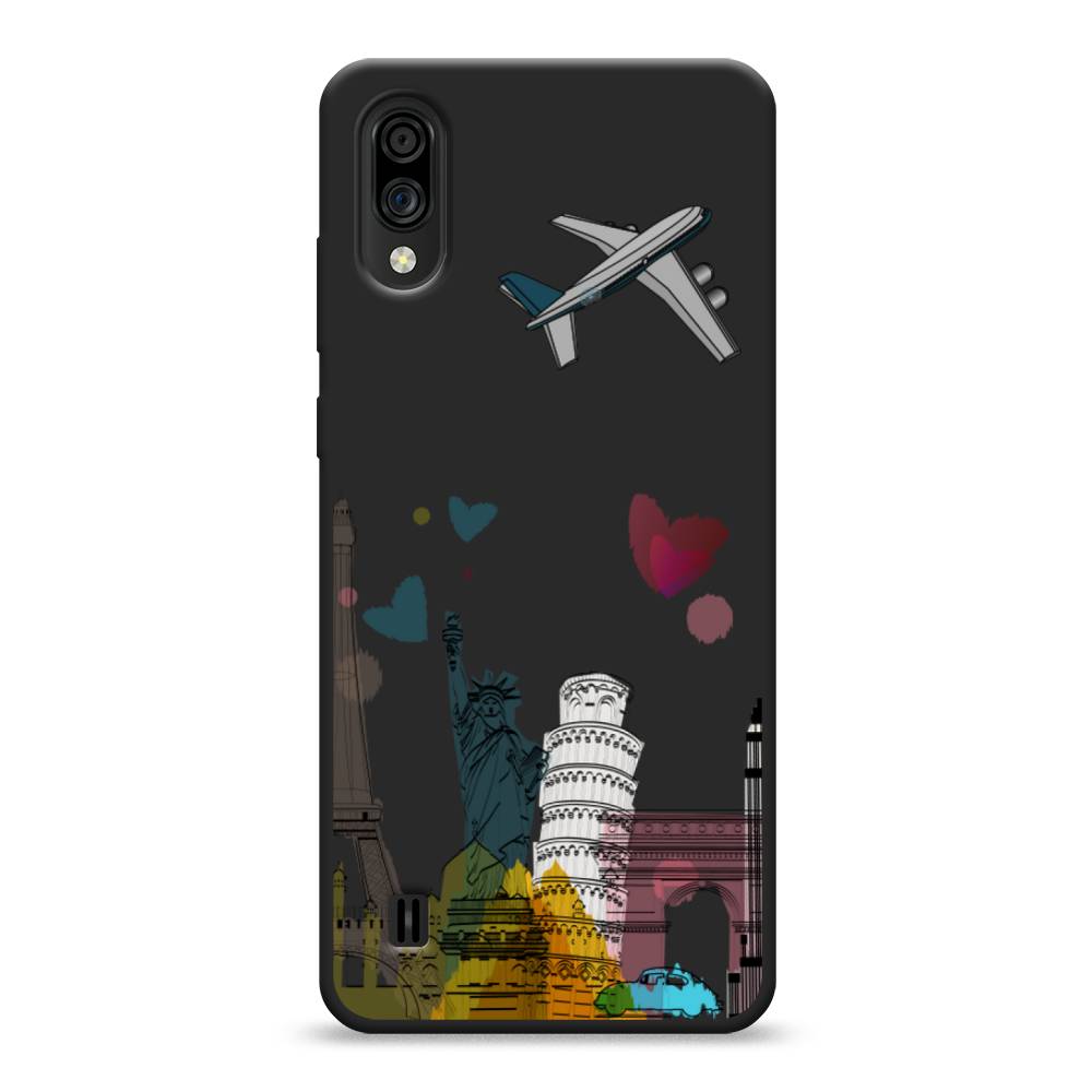 

Чехол Awog на ZTE Blade A5 (2020) / ЗТЕ Блэйд A5 (2020) "Самолет путешествий", Разноцветный, 134952-1
