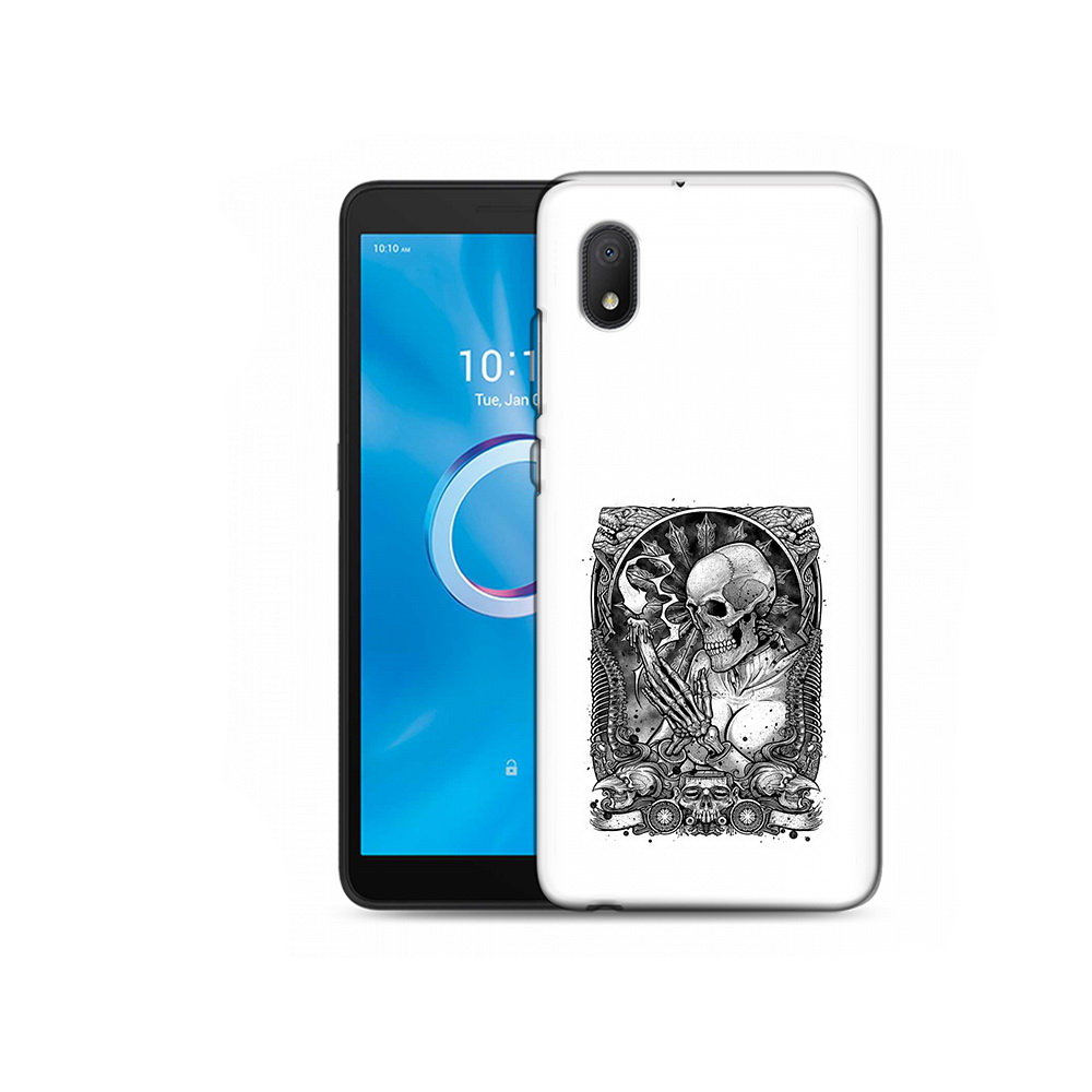 

Чехол MyPads Tocco для Alcatel 1B 5002H девушка скелет (PT227135.663.316), Tocco