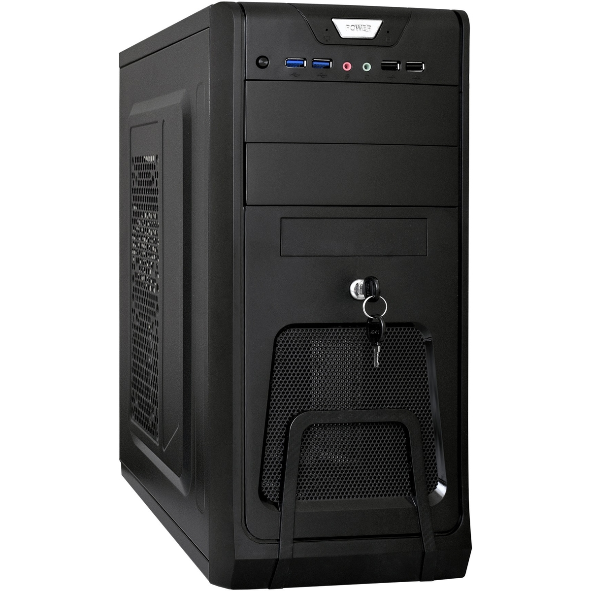 

Корпус компьютерный ExeGate CP-603UB (EX283218RUS) черный, CP-603UB