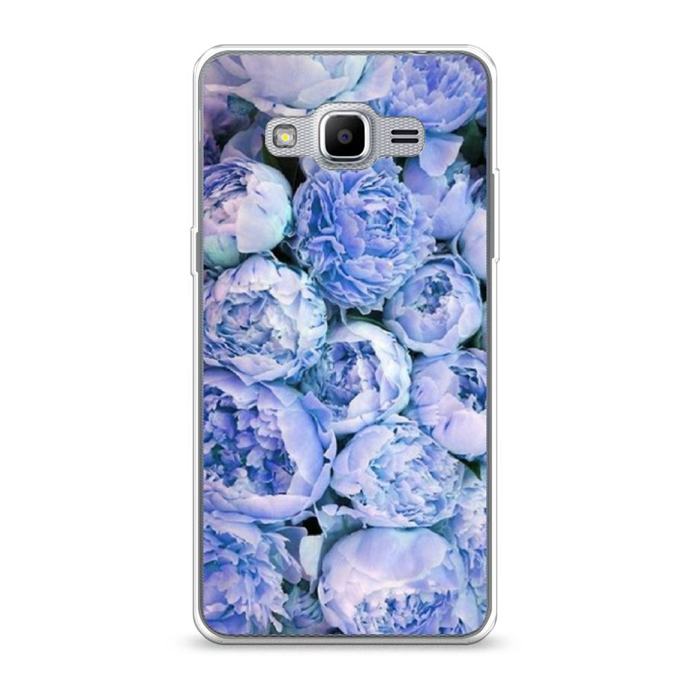 

Чехол Awog на Samsung Galaxy J2 Prime 2016 / Самсунг J2 Prime 2016 "Пионы голубые", Голубой, 22350-8