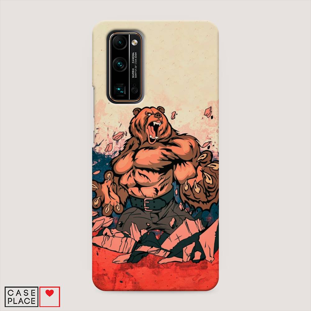 

Чехол Awog "Медведь с флагом РФ" для Honor 30 Pro Plus, 612220-1