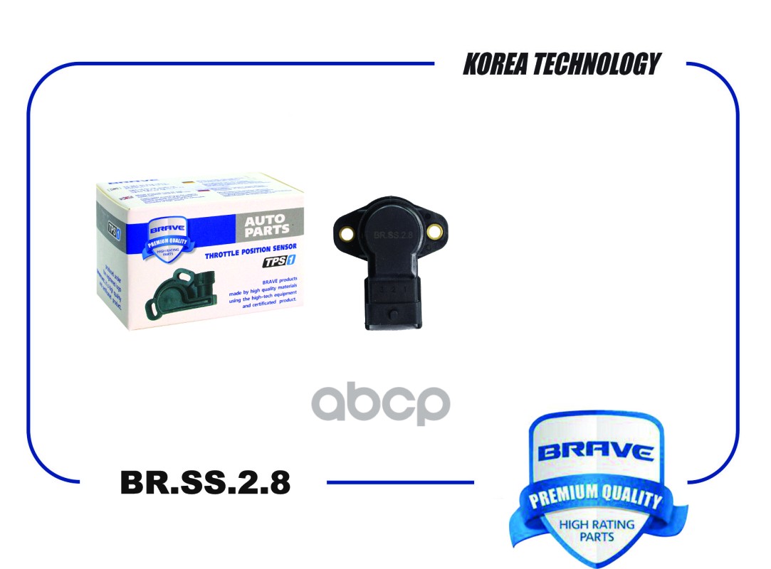 

Датчик Положения Дроссельной Заслонки Hyundai Accent, Getz, Rio 05 3517026900 BRAVE арт. B
