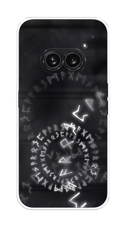 

Чехол на Nothing Phone 2a "Руны", Серый;черный, 3300350-1