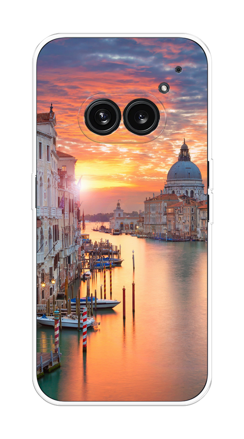 

Чехол на Nothing Phone 2a "Восход 11", Розовый;оранжевый, 3300350-1