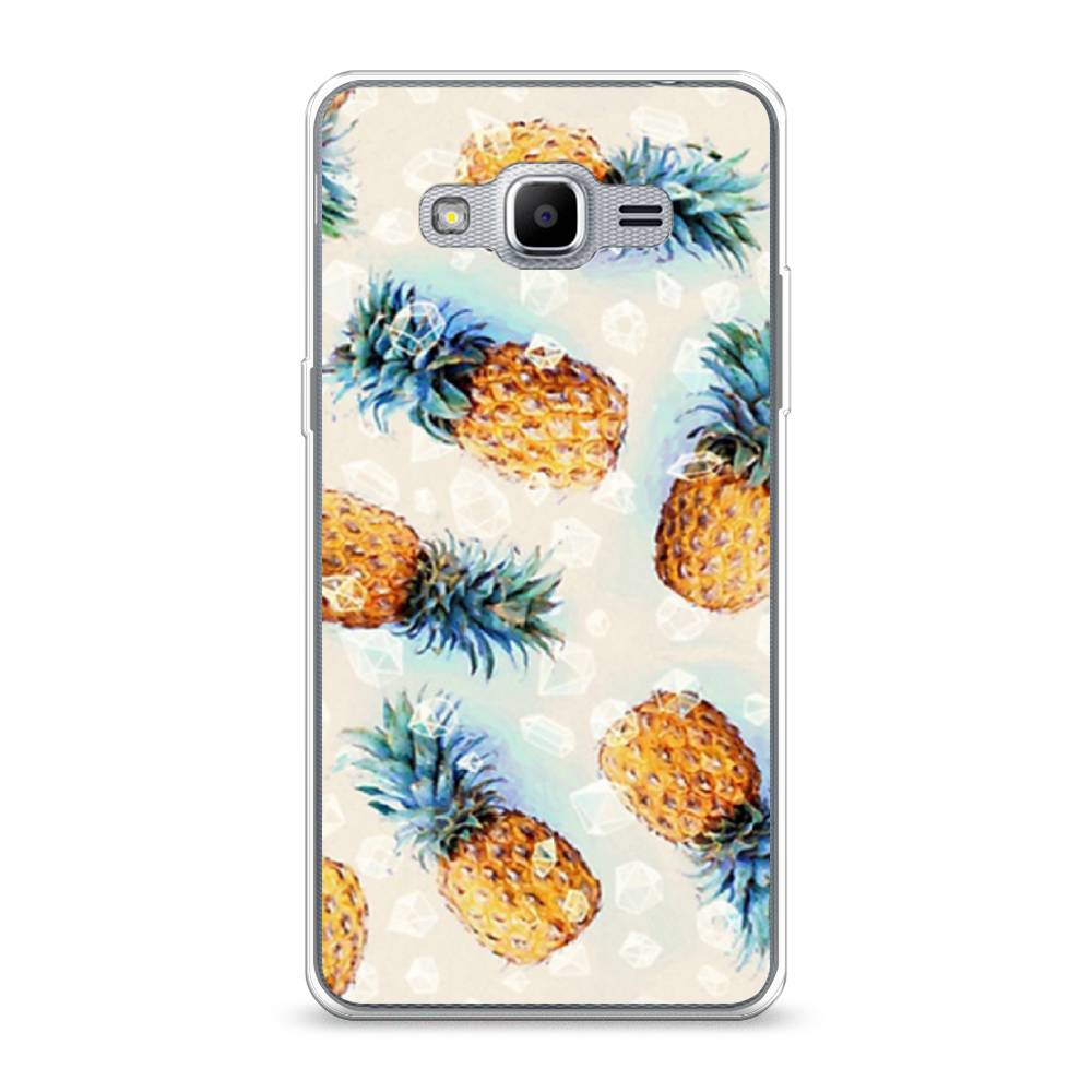 

Чехол Awog на Samsung Galaxy J2 Prime 2016 / Самсунг J2 Prime 2016 "Ананасы", Бежевый, 22350-3