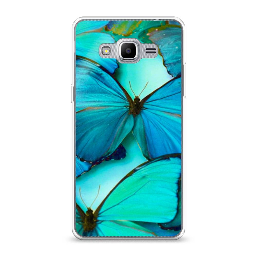 фото Чехол awog "неоновые бабочки" для samsung galaxy j2 prime 2016