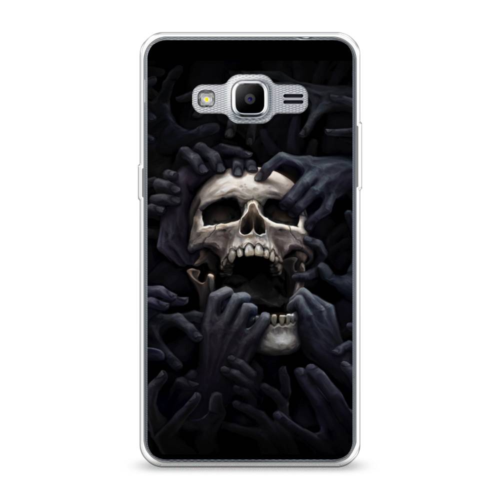 

Чехол Awog на Samsung Galaxy J2 Prime 2016 / Самсунг J2 Prime 2016 "Череп 29", Черный;серый, 22350-9