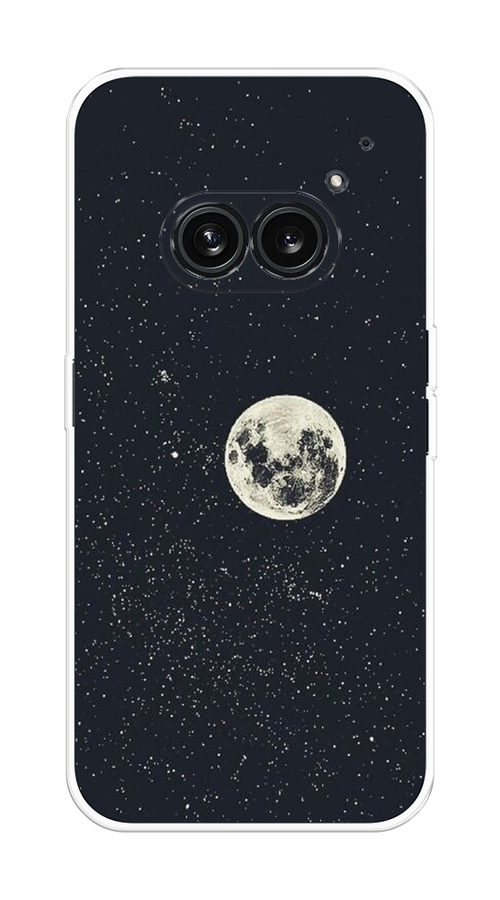 

Чехол на Nothing Phone 2a "Полнолуние", Бордовый, 3300350-1