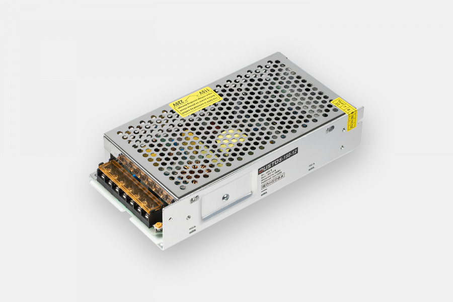 

Источник питания BUSTO S-150-12 IP20 металл, Серый, S-150-12