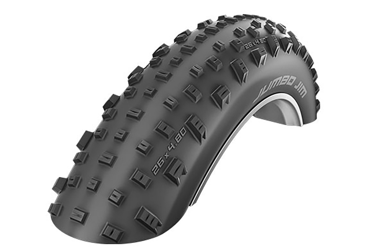 фото Schwalbe покрышка schwalbe jumbo jim snakeskintl-easy folding 100-559 (26х4.0) чёрный 4"