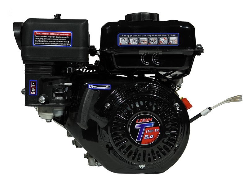 

Двигатель бензиновый Lifan 170F-T-R D20, 7А, 170F-T-R