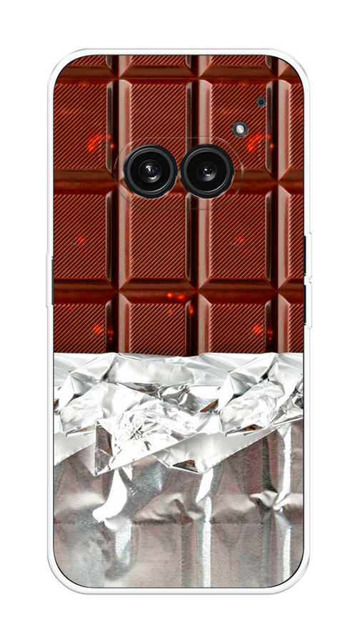 

Чехол на Nothing Phone 2a "Шоколад в обертке", Коричневый, 3300350-1