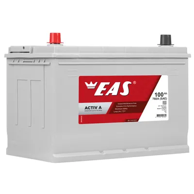 Аккумулятор EAS JIS 100 Ач Обратная 306x175x224 EN760 А 1шт 11850₽