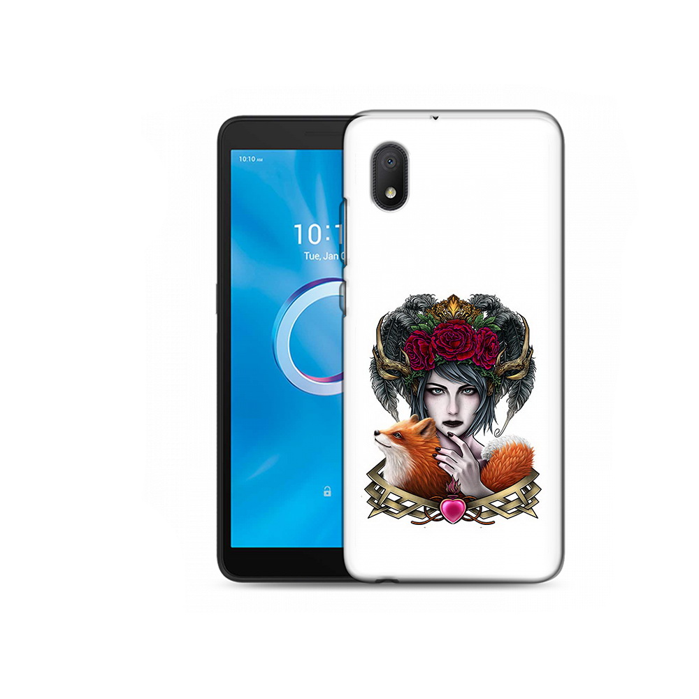 

Чехол MyPads Tocco для Alcatel 1B 5002H девушка с лисой (PT227135.663.314), Tocco