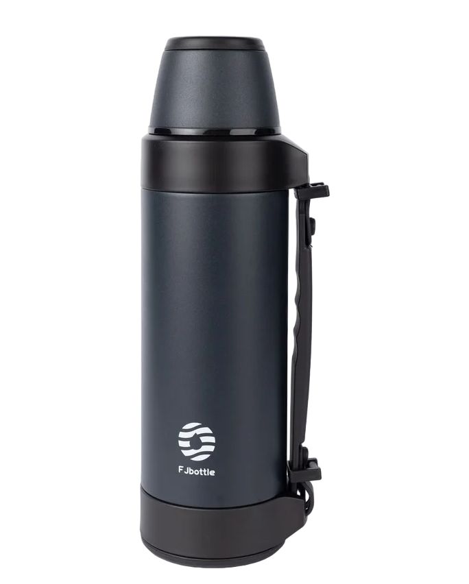 

Дорожный термос FJbottle KJ-TY1200 1200мл, темно-синий, Синий;черный, KJ-TY1200