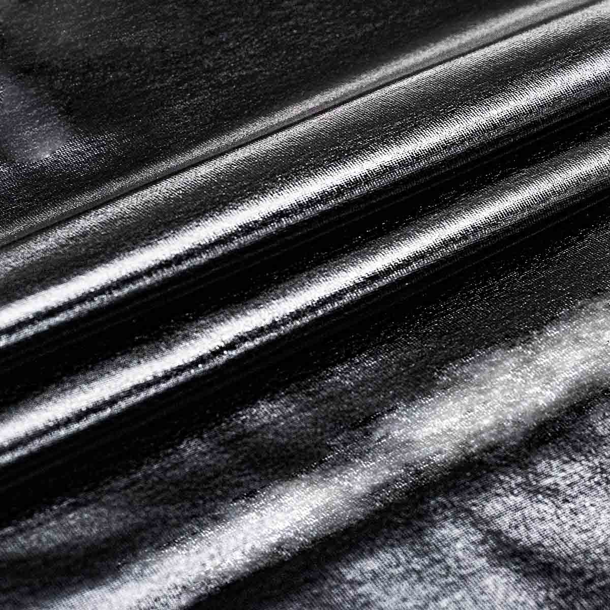 

AR1370 Спандекс с эффектом парчи 48*50см (черный)