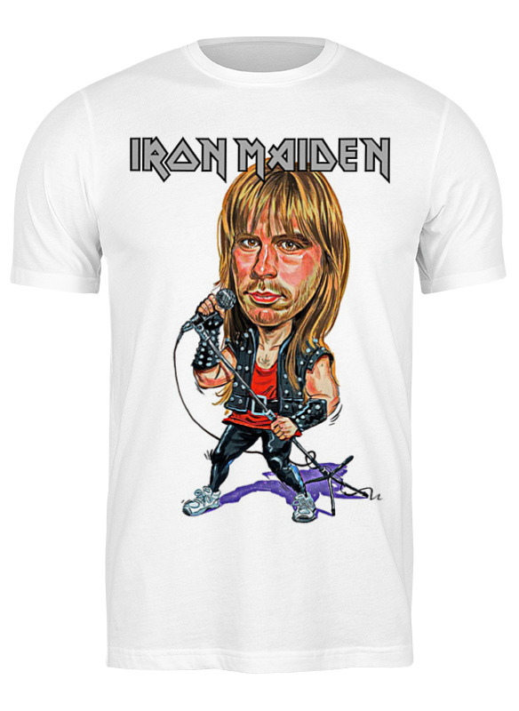 

Футболка мужская Printio Iron maiden band белая S, Белый, Iron maiden band