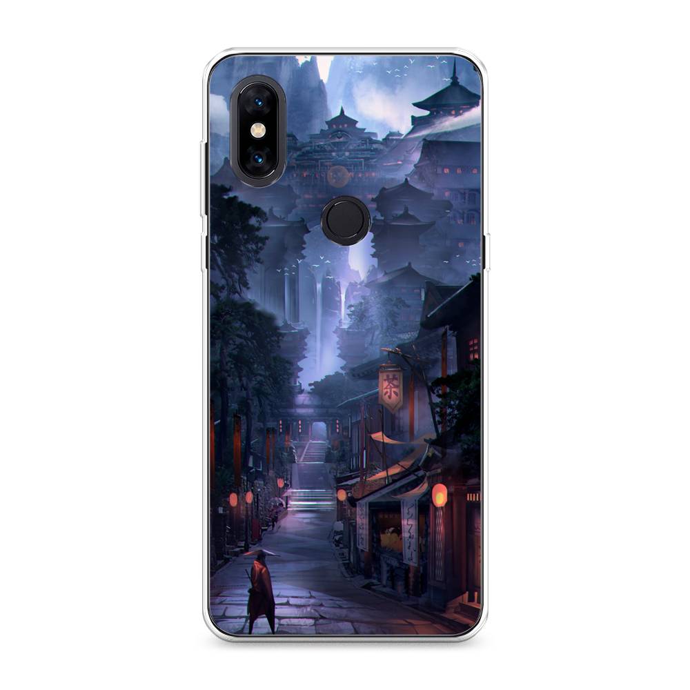 

Чехол Awog на Xiaomi Mi Mix 3 "Одинокий самурай", Разноцветный, 34950-10