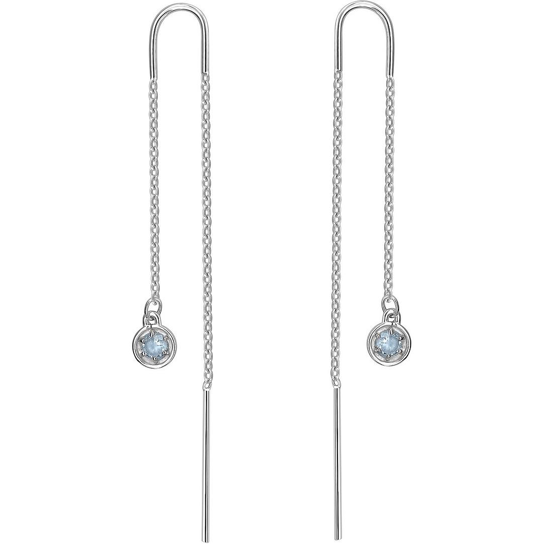 

Серьги из серебра с фианитом Эстет 01С1512590, 01С1512590