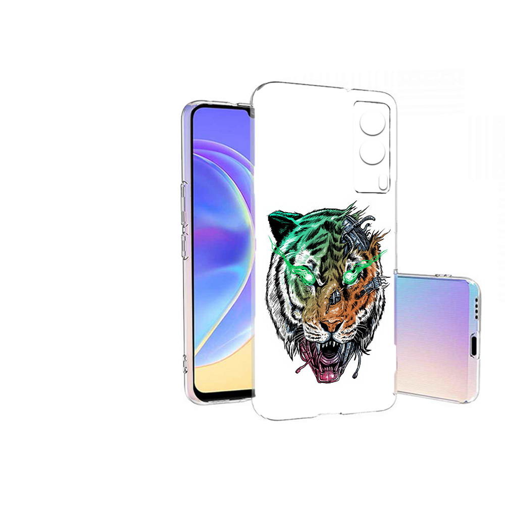 

Чехол MyPads Tocco для Vivo V21E робо-тигр (PT161736.380.584), Прозрачный, Tocco