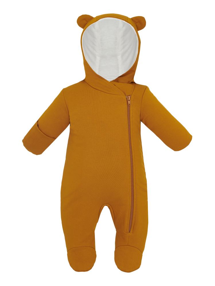 фото Комбинезон детский olant baby mt mustard teddy цв.горчичный р.62