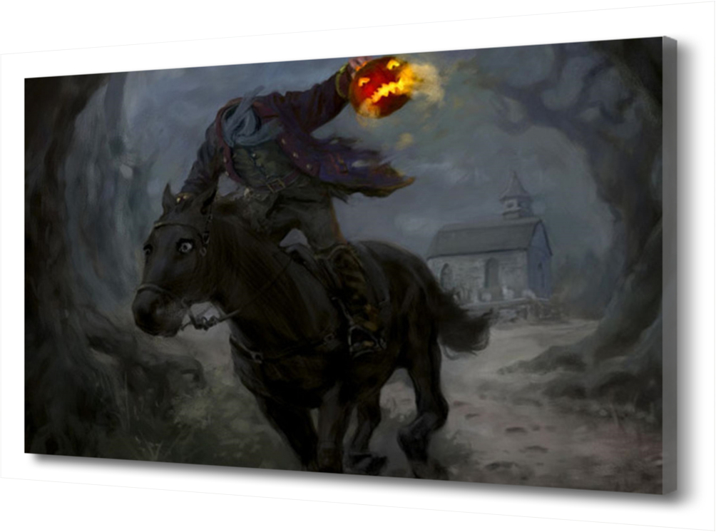 

Картина на холсте Мистика. Всадник без головы PRC-40 (60x40см). Натуральный холст