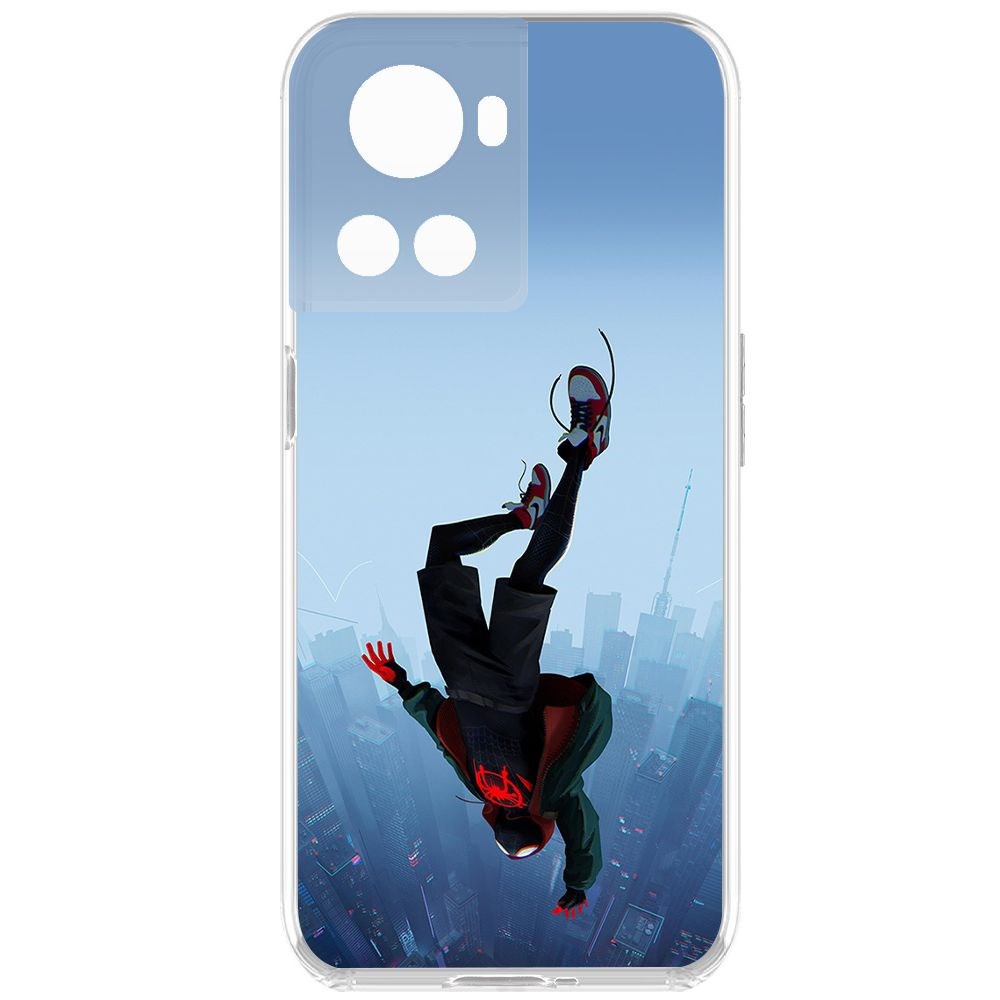 Чехол-накладка Krutoff Clear Case Человек-Паук, Майлз Моралес для OnePlus 10R