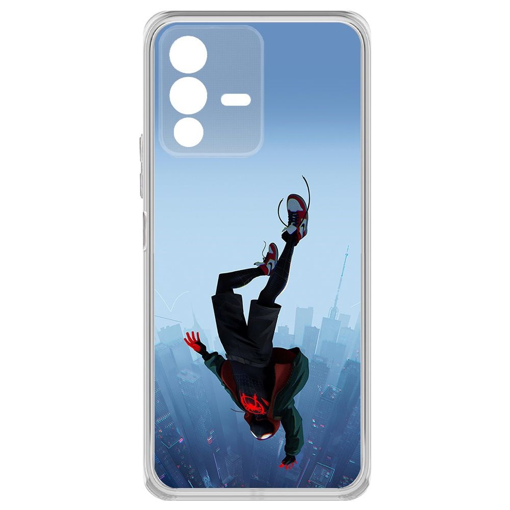 Чехол-накладка Krutoff Clear Case Человек-Паук, Майлз Моралес для Vivo V23