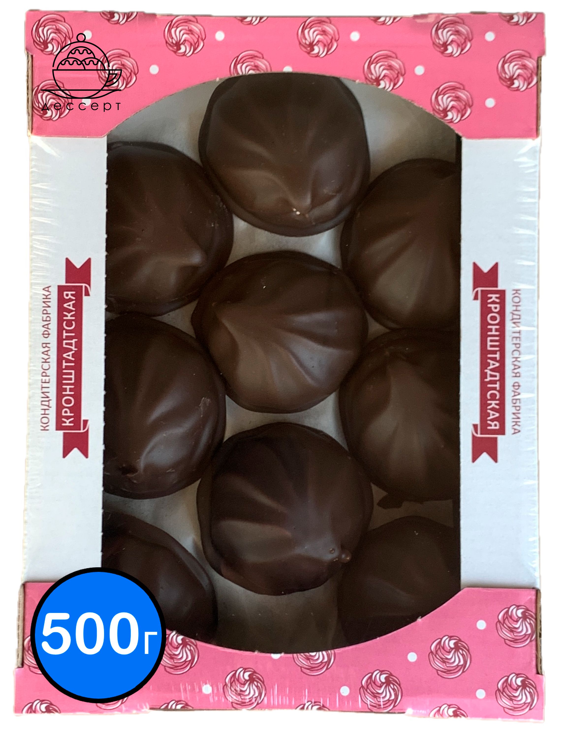 

Зефир глазированный / крем-брюле КФ КРОНШТАДТСКАЯ, 500г