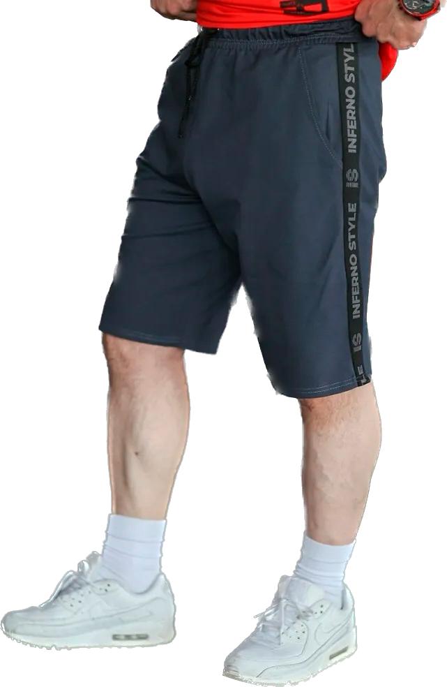 Спортивные шорты мужские INFERNO style Ш-004-000 серые L