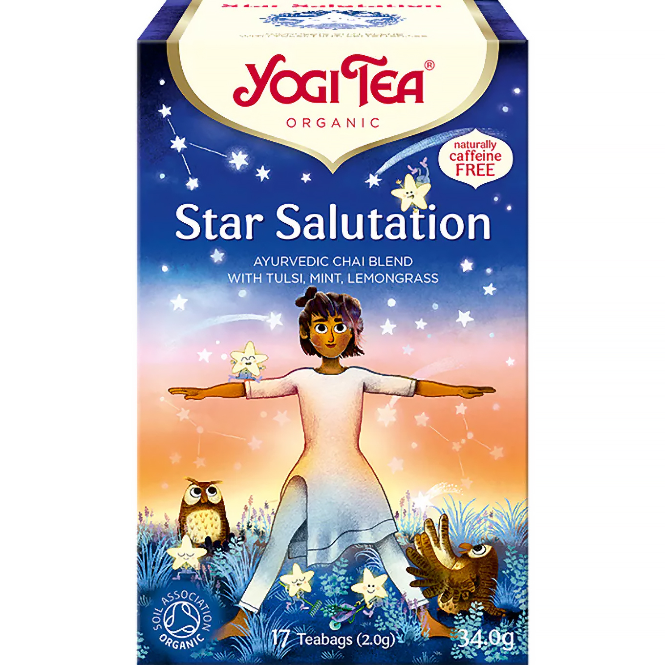 Чай в пакетиках Yogi Tea Star Salutation Звездное Приветствие, 17 пакетиков