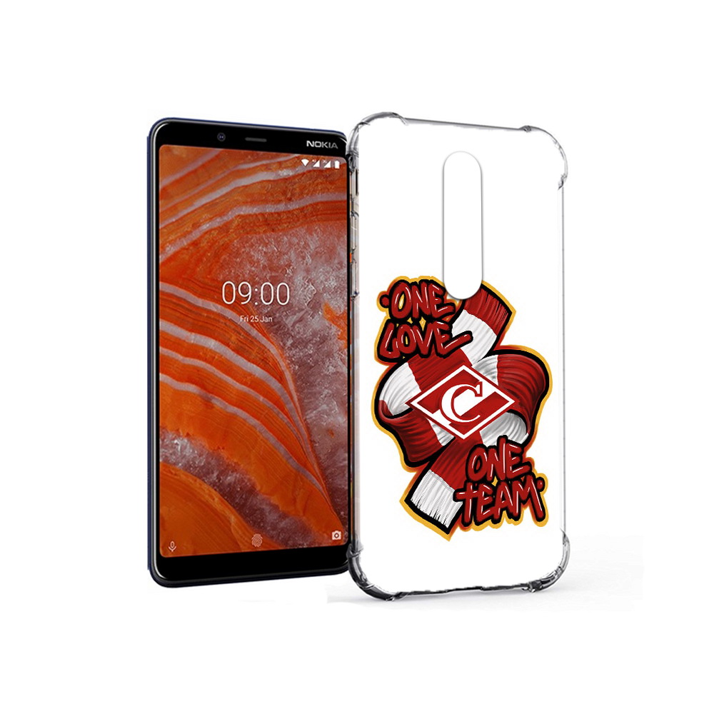 

Чехол MyPads Tocco для Nokia 3.1 Plus Одна любовь-Спартак (PT121397.96.126), Прозрачный, Tocco