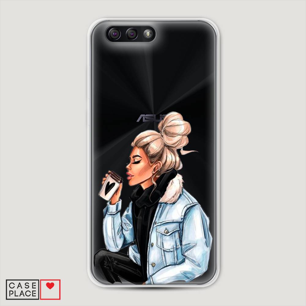 Чехол Awog  на Asus Zenfone 4 ZE554KL Cute girl