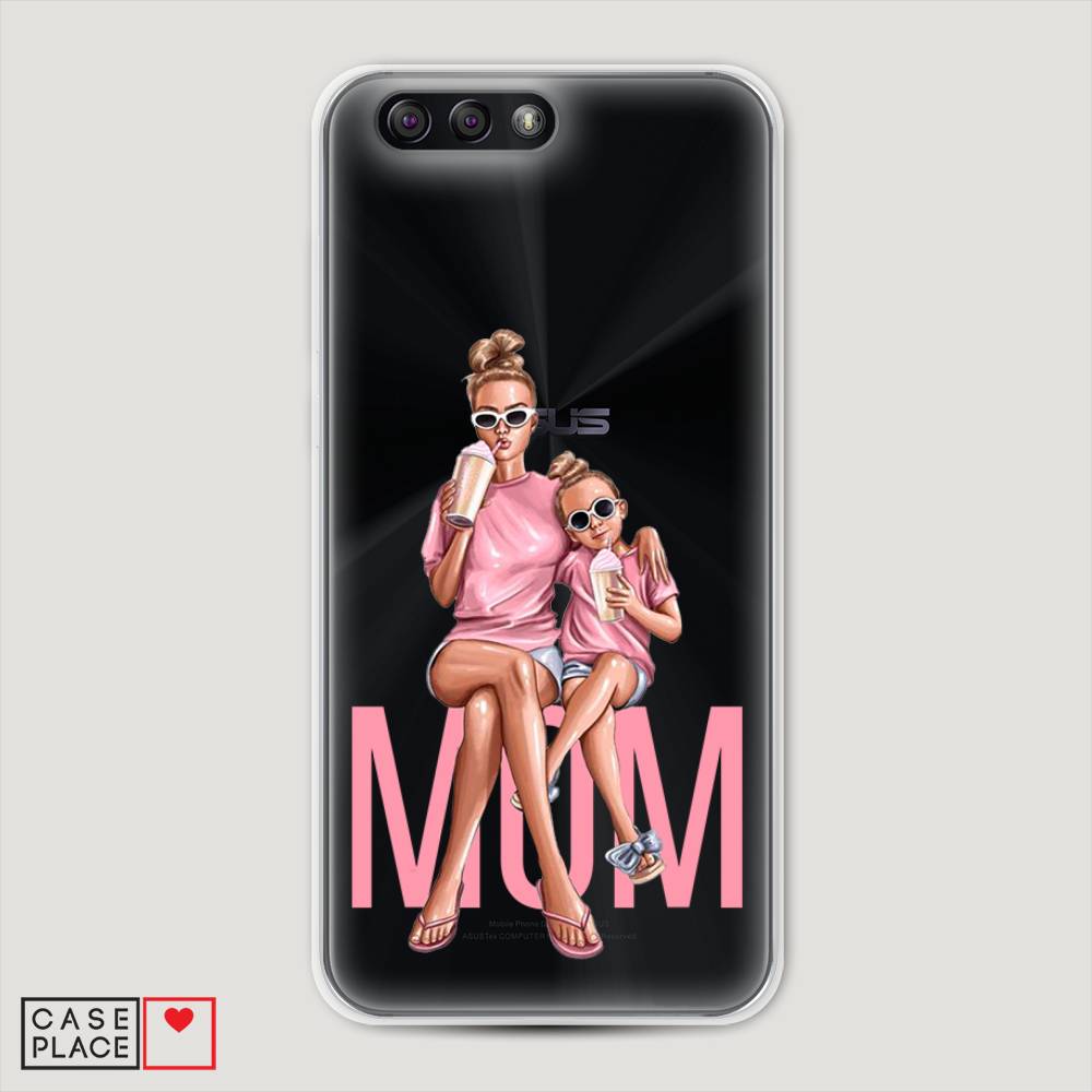 фото Чехол awog "lovely mom" для asus zenfone 4 ze554kl