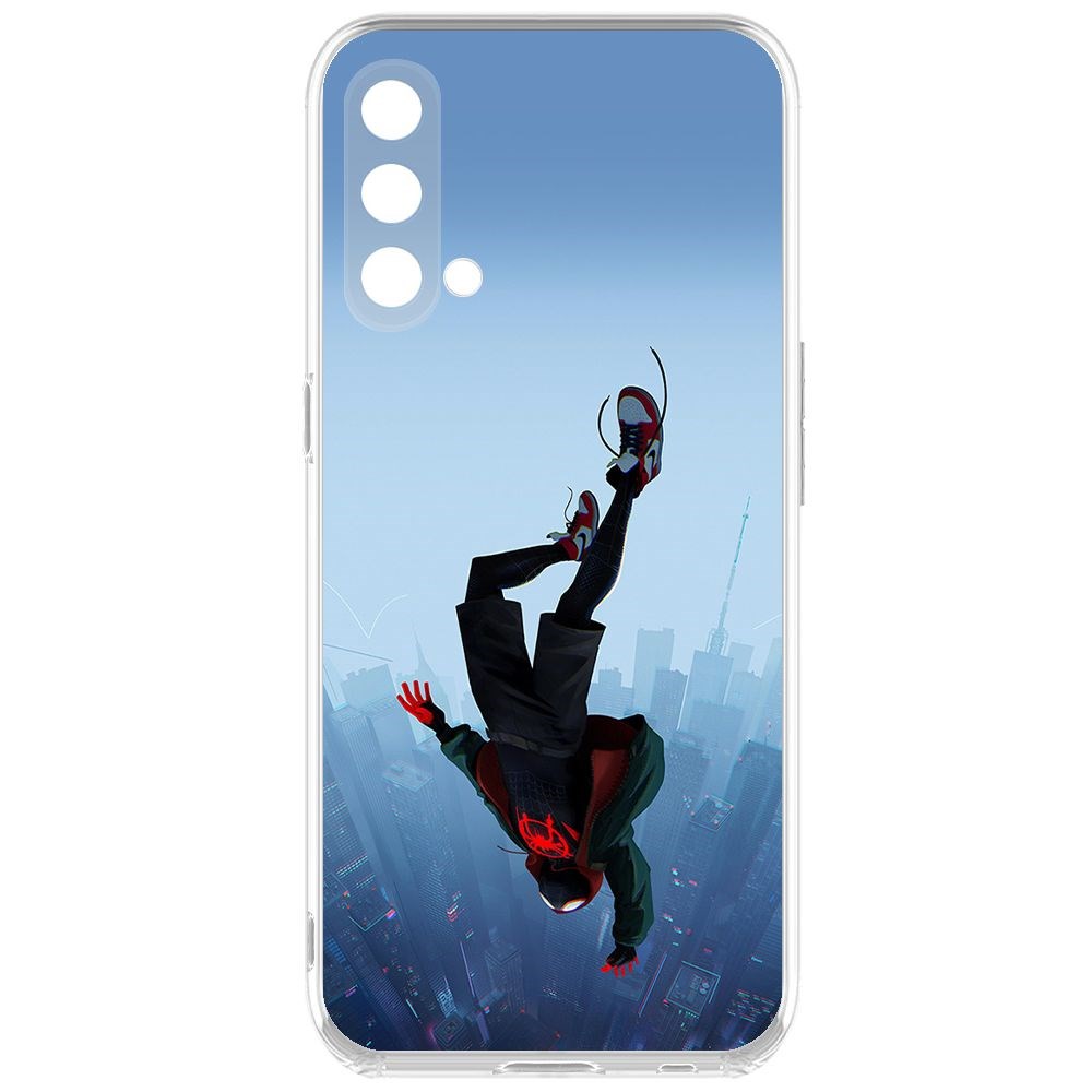 Чехол-накладка Krutoff Clear Case Человек-Паук, Майлз Моралес для OnePlus Nord CE 5G