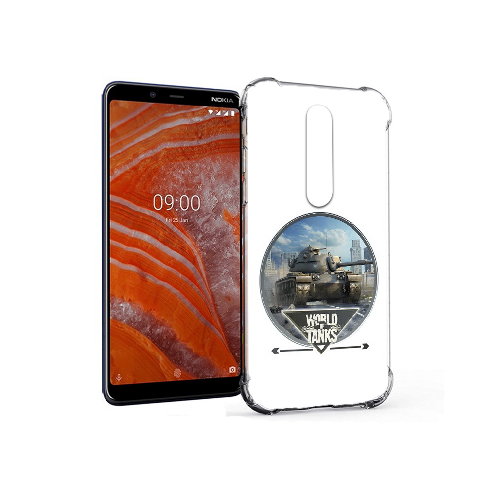 

Чехол MyPads Tocco для Nokia 3.1 Plus Мир танков (PT121397.96.119), Прозрачный, Tocco