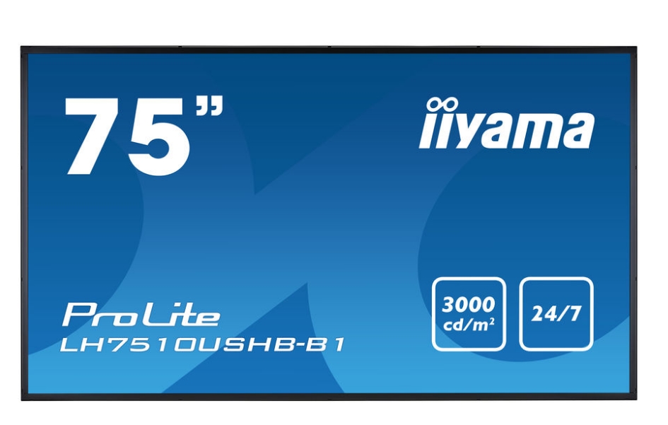 фото Дисплей для видеостен iiyama lh7510ushb-b1