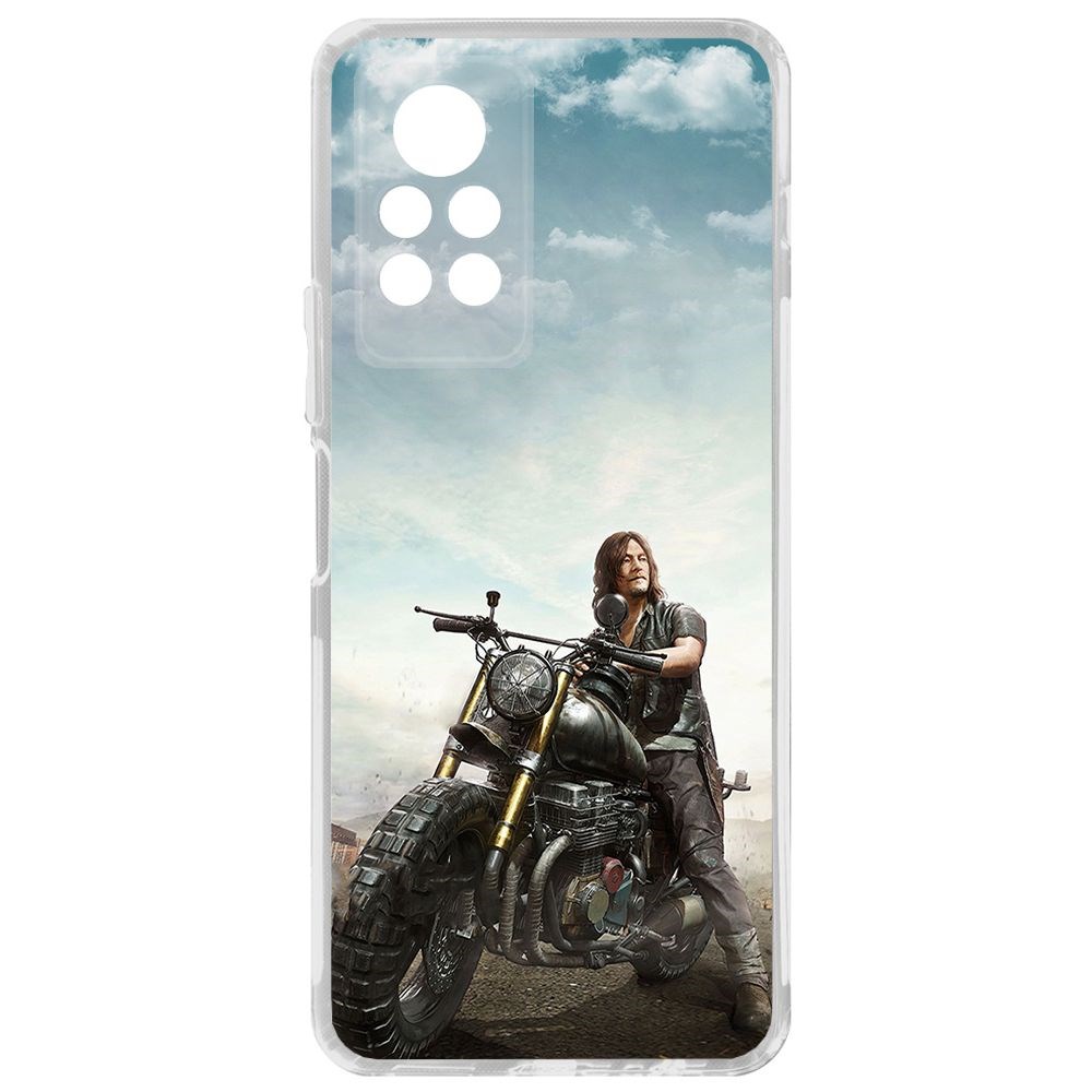 Чехол-накладка Krutoff Clear Case Ходячие мертвецы, Дэрил для Infinix Note 11 Pro