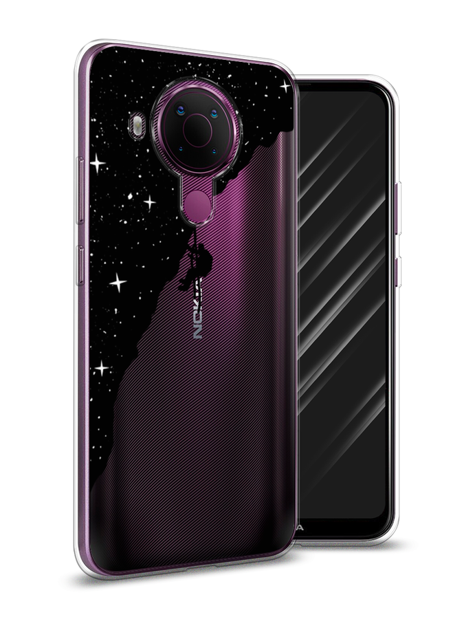 

Чехол Awog на Nokia 5.4 / Нокиа 5.4 "Скалолаз в космосе", Черный;белый;бежевый, 123650-4