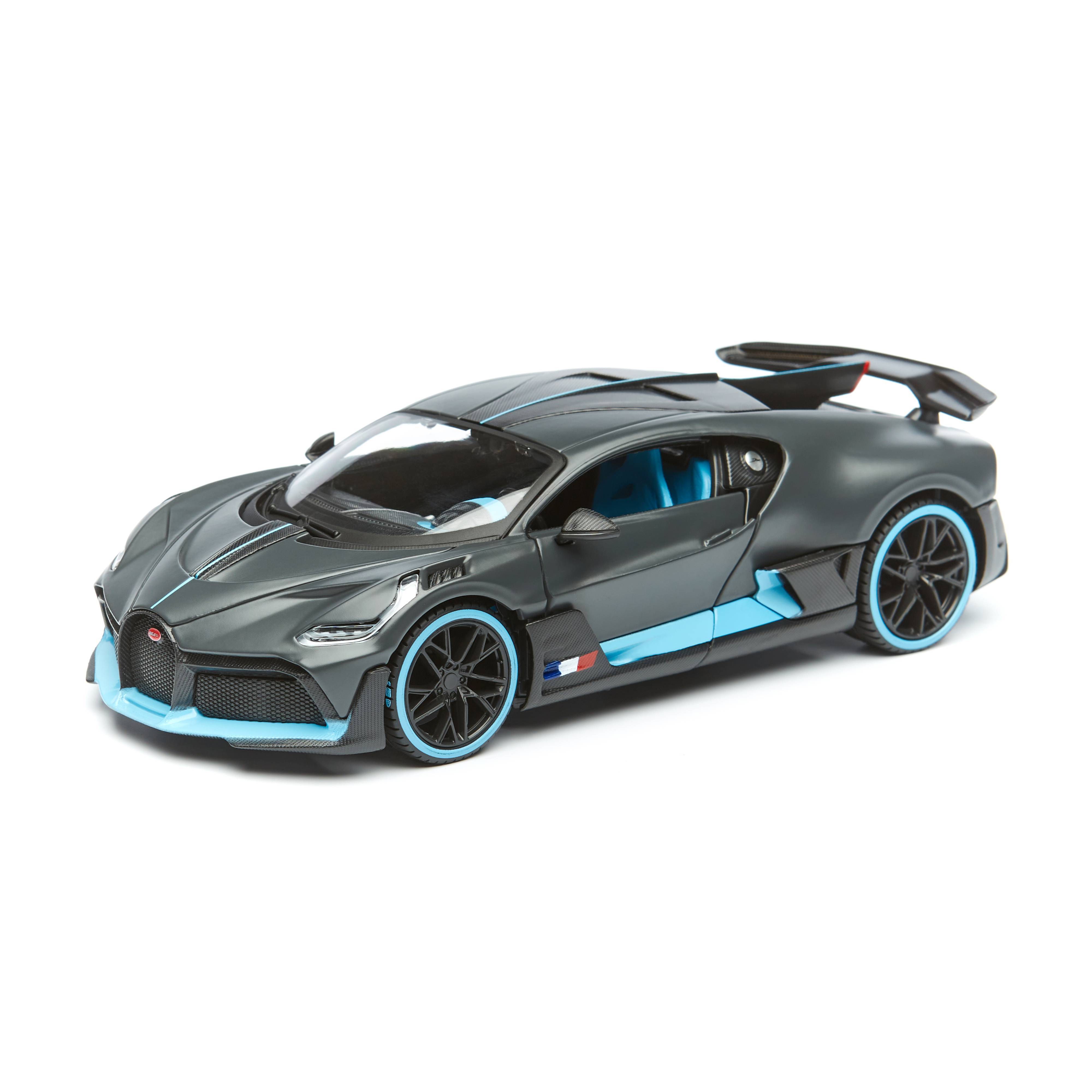 фото Машинка maisto 1:24 sp b - bugatti divo flat, темно-серый 31526