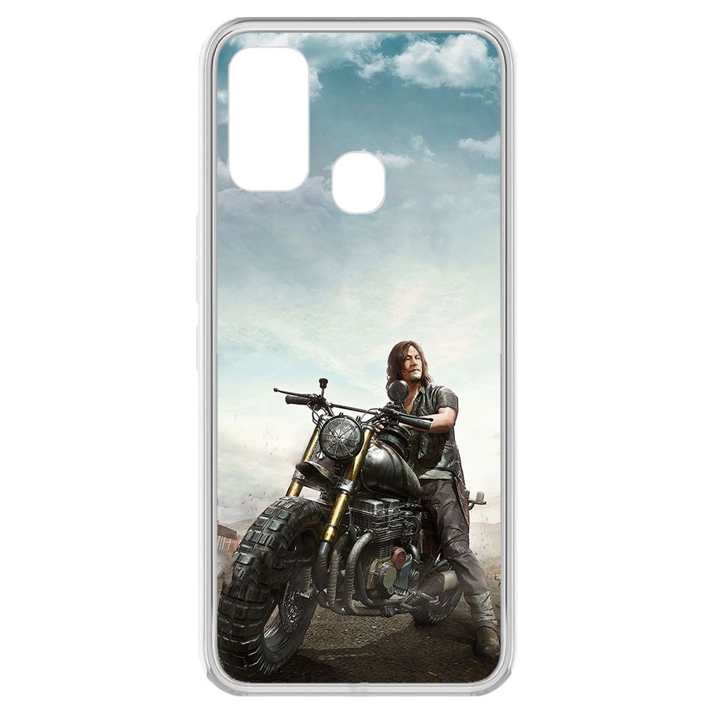 Чехол-накладка Krutoff Clear Case Ходячие мертвецы, Дэрил для Tecno Spark 7