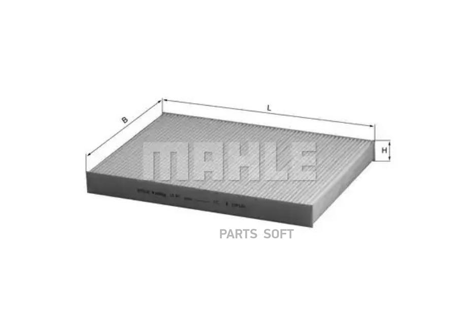 

Фильтр салонный KNECHT/MAHLE LA93, LA93