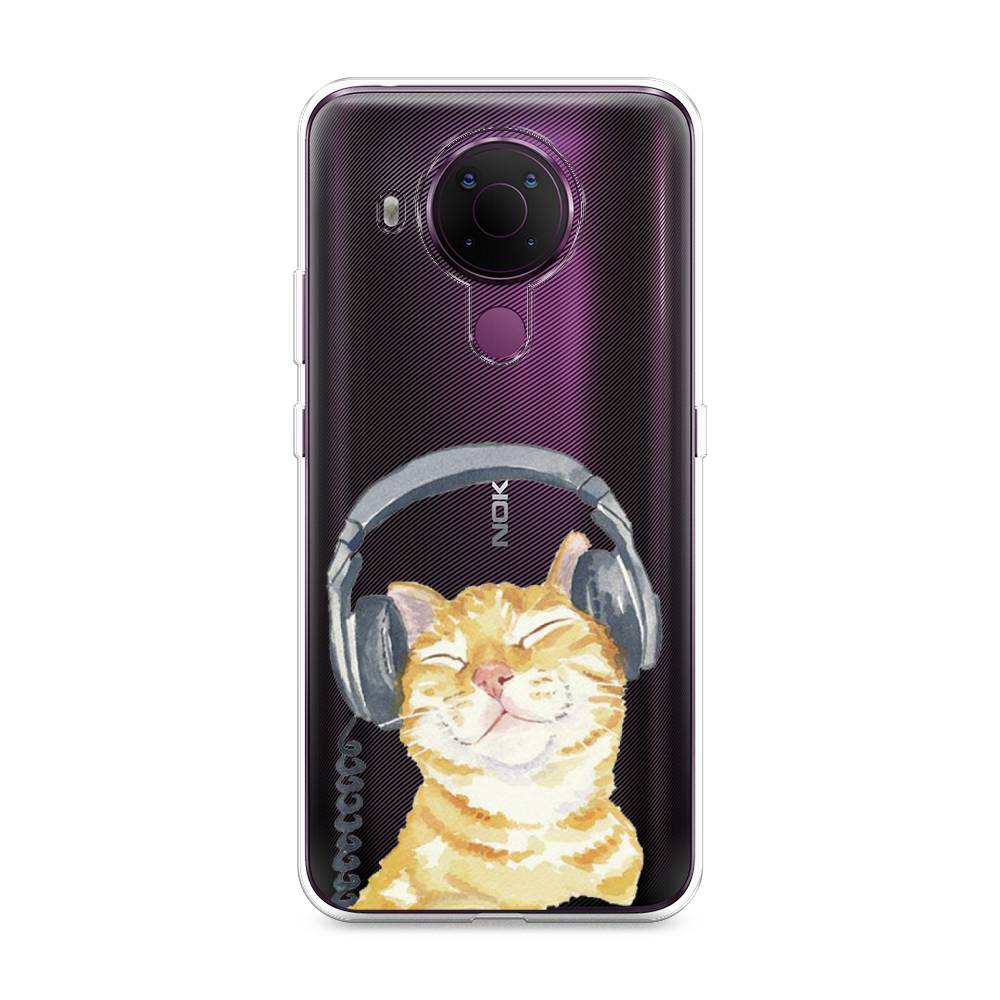 

Чехол Awog "Кот меломан" для Nokia 5.4