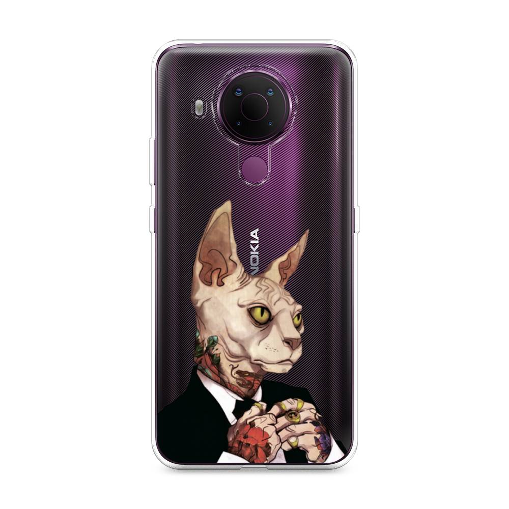 

Чехол Awog на Nokia 5.4 / Нокиа 5.4 "Татуированный сфинкс", Бежевый;черный;красный, 123650-7